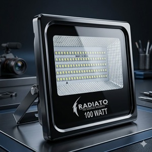 Reflector LED de 100W, Lámpara de Seguridad para Exteriores Resistente al Agua, Alta Luminosidad, Eficiencia Energética, Iluminación de Áreas Públicas, Lámpara para Estadios - Product Image 6