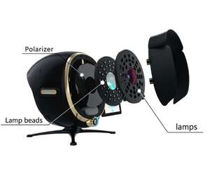 เครื่องวิเคราะห์ผิวหน้าอัจฉริยะ AI รุ่นใหม่ล่าสุด 3600W พิกเซล 8 สเปกตรัม วิเคราะห์สภาพผิว กระจกวิเศษสำหรับร้านเสริมสวย โรงงาน OEM - Product Image 2