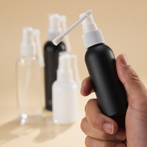 Botella de Plástico PET Blanca Vacía para Spray Nasal y Bucal con Boquilla Larga, Botella de Plástico Personalizada para Limpieza Nasal - Product Image 6