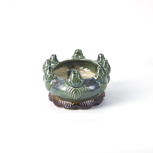 Maceta de Cerámica con Forma de Rana <span class=keywords><strong>para</strong></span> Interiores, Maceta de Flores con Diseño de Animal <span class=keywords><strong>para</strong></span> Hogar y Terraza - Product Image 4