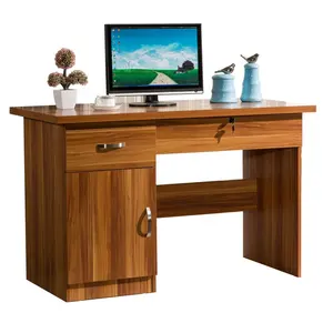 Mesa de escritorio, muebles, mesa de madera, ordenador, diseño de soporte superior