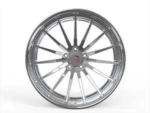 Wholesale price new design 18 19 20 21 22 23 24 26 inch 5*114.3 silver rims forged car wheels
