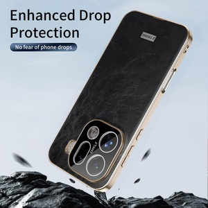 เคสโทรศัพท์หนัง PU ชุบเคลือบหรูหราสำหรับ Oppo FIND X9 Pro Reno 15 Pro พร้อมฟิล์มกันรอยเลนส์ HD - Product Image 5