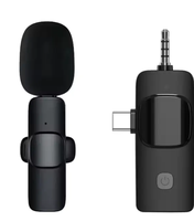 K15 3-in-1 Kabelloses Lavaliermikrofon mit Geräuschunterdrückung, Clip-Ansteckmikrofon für Videoaufnahmen, TikTok Mini-Mikrofon