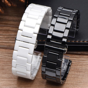 Bracelet en céramique à trois brins pour montre connectée <span class=keywords><strong>Huawei</strong></span> <span class=keywords><strong>GT3</strong></span>/GT2 - Accessoires de remplacement 46/<span class=keywords><strong>43mm</strong></span> - Product Image 2