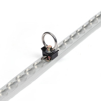 Raccord à goujon unique en acier inoxydable poli, fabriqué en usine, plaqué zinc, avec joint torique, capacité de fixation, pour carton Bao
