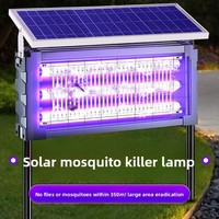 Nouveaux Destructeurs d'Insectes Solaires Extérieurs Anti-Moustiques et Anti-Mouches à Lumière UV pour Grandes Zones – Lutte Antiparasitaire