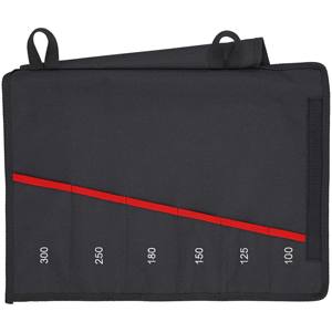 KNIPEX 00 19 55 S5 LE Roll-up tool <b>bag</b> for <b>Cobra</b> pliers without tools 6 compartments 440 mm - Product Image 1