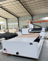 Machine de gravure de sablage laser à miroir en verre intelligent CNC à grande surface de marque pour supports en cuir de pierre Formats AI DST DXF