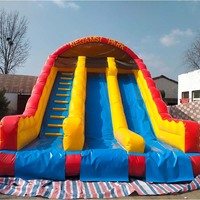 Toboggan gonflable Narothho, toboggan aquatique gonflable pour enfants et adultes