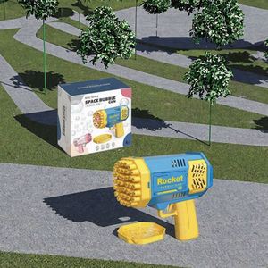 Pistolet à bulles 2025 Jouet en plastique pour enfants Pistolet à bulles manuel avec lumière LED Jouets pour enfants - Product Image 3