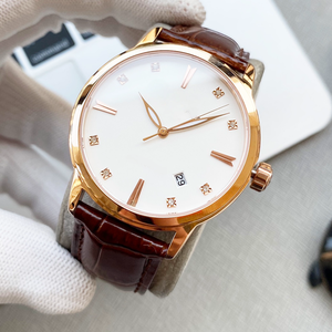 Reloj mecánico de lujo para hombre 4500V movimiento automático 904L Acero inoxidable puntero luminoso fase lunar logotipo personalizado Hip Hop - Product Image 2