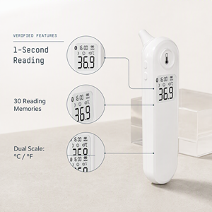 <span class=keywords><strong>Thermomètre</strong></span> <span class=keywords><strong>auriculaire</strong></span> infrarouge à lecture instantanée avec mémoire pour la vente en gros aux professionnels de la santé - Product Image 1