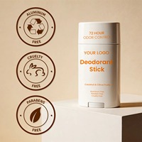 Déodorant naturel en stick sans aluminium pour hommes et femmes, protection anti-odeurs 72H, OEM ODM, marque privée