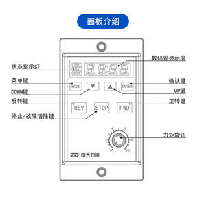 Controlador de Motor Zd Zhongda Lide A21-040S2-D 3-40W con Pantalla Digital, Control de Velocidad, Automatización Industrial - Product Image 5