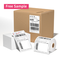 Étiquettes thermiques directes 4x6 autocollantes pour expédition, compatibles avec les imprimantes, 500 étiquettes par sachet