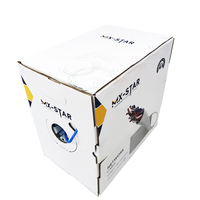 Câble LAN Cat6 haute vitesse, câble Ethernet Cat6 CCA 25 AWG 4 paires 305 m 1000 pi UTP, câble réseau Cat6 intérieur