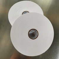 Rouleau de tissu en taffetas de nylon pour étiquettes de soin, impression de codes-barres, vente en gros pour fabricants
