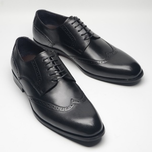 High-end Custom-made Genuine Cowhide Leather <b>Height</b> <b>Increasing</b> Autumn Business Formal Lace-up Men's <b>Shoes</b> - Product Image 5