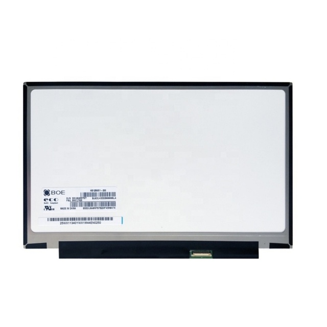 New Arrival BOE 12.5'' Slim 30pin EDP HD LCD Laptop Screen HB125WX1-200