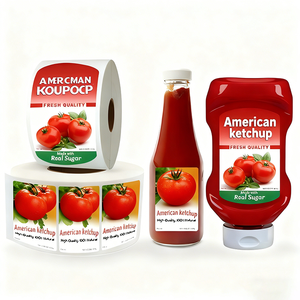 Autocollants personnalisés pour pots de <span class=keywords><strong>confiture</strong></span> de tomates, logo, vinyle imperméable PVC, autocollants adhésifs imprimés, étiquettes personnalisées pour emballages de pots - Product Image 2
