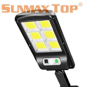 Solar Outdoor Wall Lamp 120 COB <b>LED</b> 114x234mm Waterproof With Motion <b>Sensor</b> For Garden Patio - Product Image 3