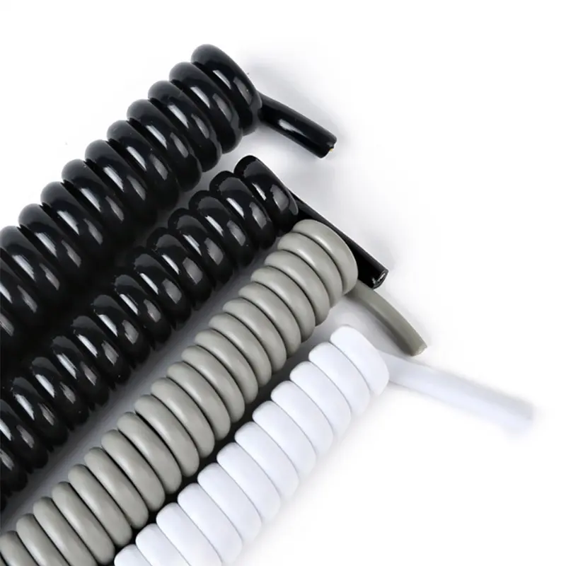 Kunden spezifisches TPU-Hochglanz-oder Matt-Spiral-Spiral draht kabel