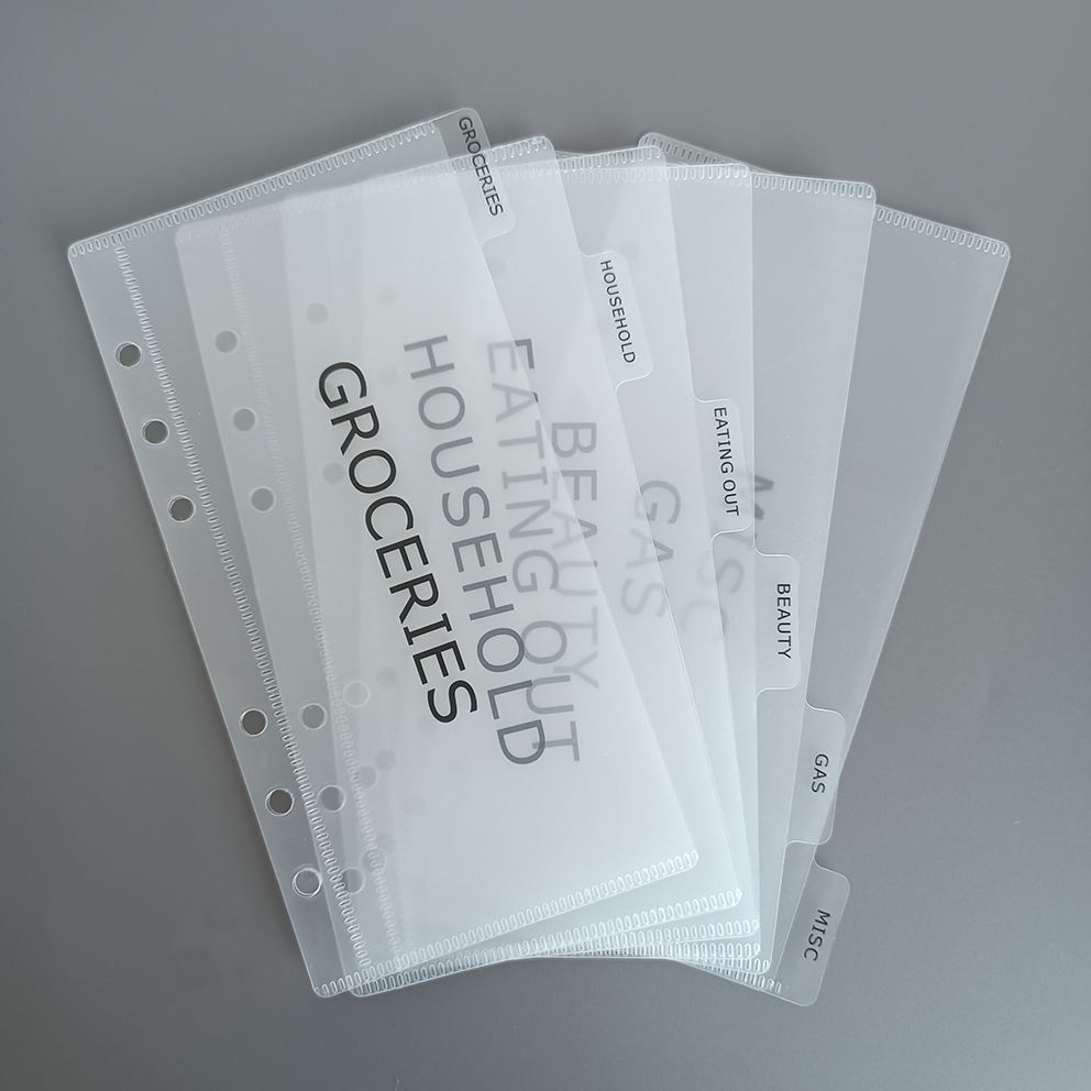 Sobre con Pestañas Impreso Negro