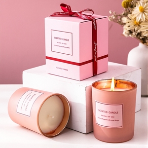 Velas Aromáticas de Cera de Soja en Frascos de Vidrio Hechos a Mano, Personalizadas al por Mayor, Decoración de Fragancia para el Hogar de Diseño de Lujo, Velas de Aromaterapia - Product Image 1