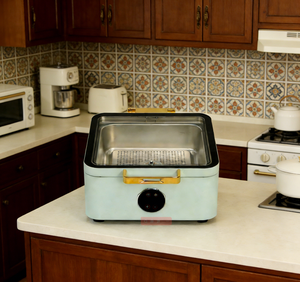 Plat à réchaud élégant en acier inoxydable avec contrôle numérique - Product Image 4