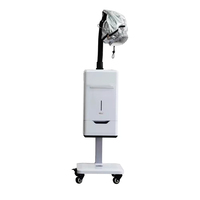Appareil de soin capillaire à micro-brume entièrement automatique avec affichage numérique LED, équipement de spa capillaire à cascade, non potable, pour usage en salon