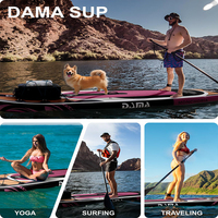 Planche de SUP gonflable DAMA pour adultes débutants, performance de glisse stable, sélection pour acheteurs en gros, pour plateformes e-commerce
