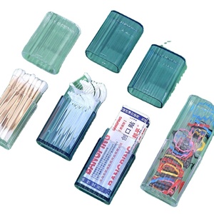 Boîtes de rangement pour cotons-tiges, organisateurs portables, boîtes de rangement de <span class=keywords><strong>voyage</strong></span>, organisateurs de cotons-tiges, 5 pièces - Product Image 3