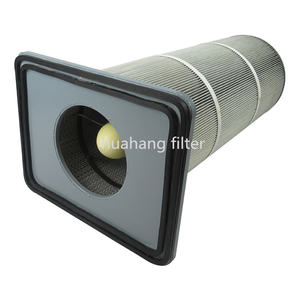 Cartouche de filtre à air industriel de silo de ciment Filtre à poussière cylindrique de turbine à gaz celloluse - Product Image 2