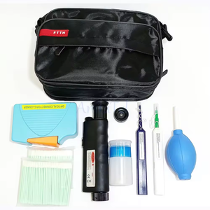 <span class=keywords><strong>Fiber</strong></span> temizleme araçları kiti optik <span class=keywords><strong>Fiber</strong></span> muayene mikroskop ile FTTH aracı kiti ağ test aracı temizleme kalem pamuklu çubuk vb - Product Image 1