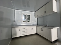 Maison préfabriquée extensible en conteneur EXCH-6002 pour l'extérieur, maisons d'habitation avec salle de bain