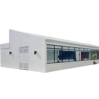 Bâtiment préfabriqué en structure légère en acier, construction modulaire à un étage, pour projets résidentiels et commerciaux