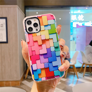 Funda de teléfono de TPU con impresión de cámara personalizada, cubierta a prueba de <span class=keywords><strong>golpes</strong></span> de doble Color para IPhone 12 6,<span class=keywords><strong>7</strong></span> - Product Image 5