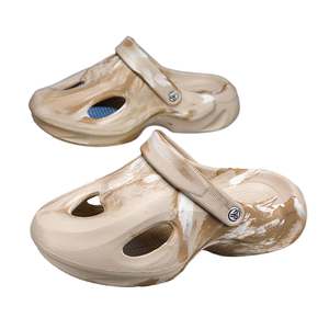 รองเท้าแตะชายแบบสวมใส่สบายสำหรับฤดูร้อน กันลื่น เหมาะสำหรับสวน ชายหาด  น้ำหนักเบา ระบายอากาศได้ดี พร้อมโลโก้แบบกำหนดเอง - Product Image 2