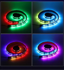 XGS Factory Wholesale 12V RGB Colorful <strong>LED</strong> Grill Turn Signal Brake Backup DRL Light Strip Model XGS-<strong>PDT</strong>-156 Universal Fit for - Product Image 6