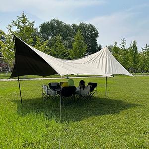 Sombrilla <span class=keywords><strong>de</strong></span> playa <span class=keywords><strong>de</strong></span> <span class=keywords><strong>rafia</strong></span> al aire libre con tienda elástica Rain Fly para fiestas en la playa y camping - Product Image 1