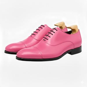 Nouvelles Chaussures Habillées Légères en Cuir de Vachette à Bout Pointu pour Hommes, Idéales pour la Mode, les Loisirs et les Affaires, à Semelle Souple, en Cuir Véritable - Product Image 1
