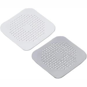 Crépine de vidange pliable tendance en silicone et plastique PP, forme carrée, écologique, pour éviers de cuisine et de salle de bain - Product Image 1
