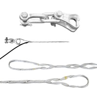 Prix usine double pince de Tension préformée impasse pour câble à Fiber optique ADSS OPGW pour une utilisation pôle/tour fournisseur direct de la Chine