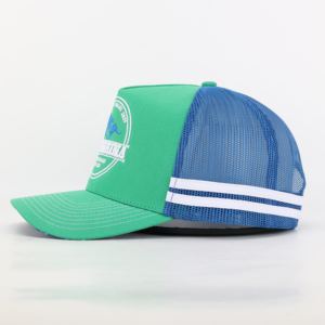 Gorra Trucker 3D de Alta Calidad, 5 Paneles, Logotipo Bordado Personalizado, OEM, Venta al por Mayor, Gorra de Malla de Algodón, para Pesca y Playa - Product Image 3