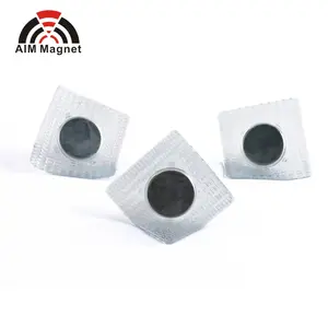 N35 Aimant industriel magnétique pour sac Boutons pression Fermoirs ronds Aimant néodyme pour couture Aimant PVC pour vêtements Tissu Sacs à main Sacs