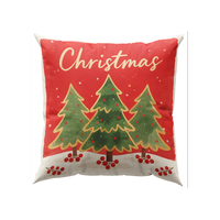 Coussins décoratifs de Noël créatifs en lin et peluche, écologiques et antibactériens, pour canapé, vente en gros, haute qualité