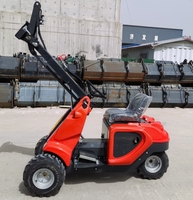 HAIJU H130 Mini Caricatore Elettrico a 3 Ruote, Capacità di Carico 350kg, Certificato CE, Batteria al Litio Senza Manutenzione, Braccio Autolivellante
