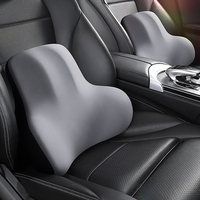 Support lombaire et cervical universel en mousse à mémoire de forme et polyester Ji Shang pour sièges de voiture, accessoires automobiles pour berlines, SUV et camions
