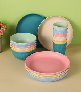 Platos Ligeros Irrompibles Reutilizables, Juego de Platos para la Cena, Aptos para Lavavajillas y Microondas - Product Image 5